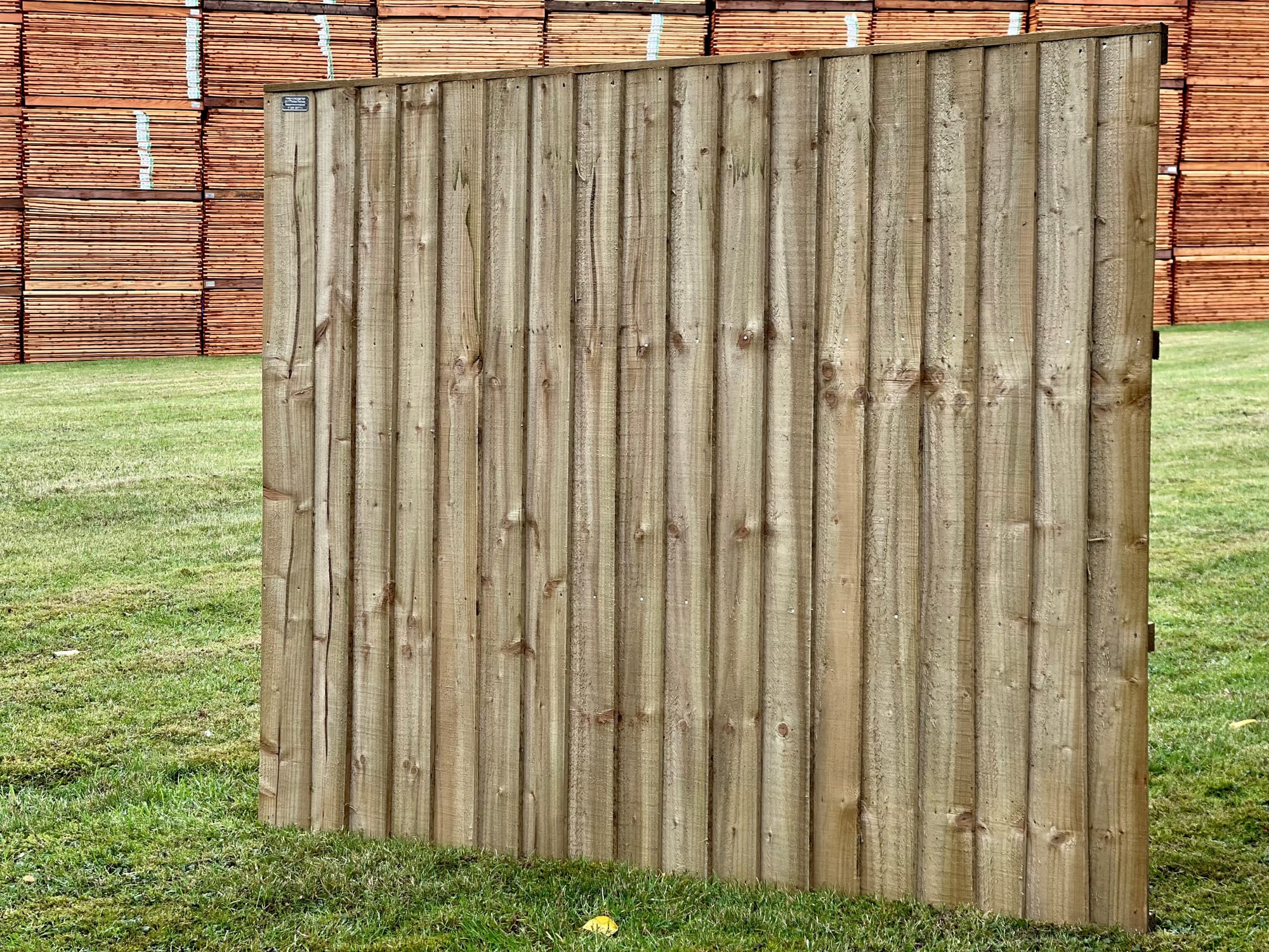 Standard Featheredge Panel - Green