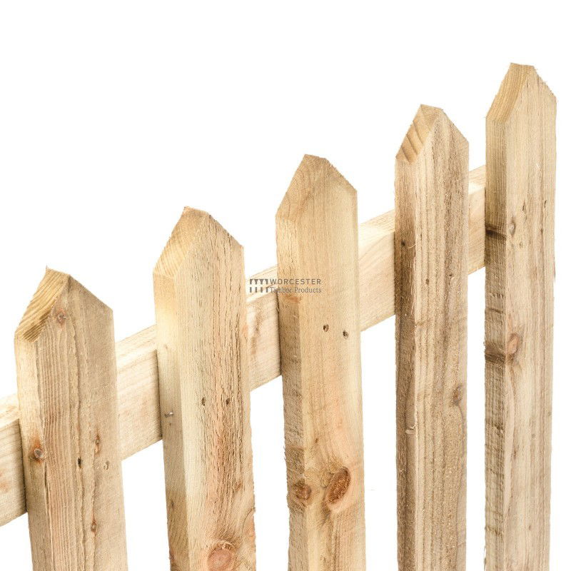 Picket Fence Pointed - Green