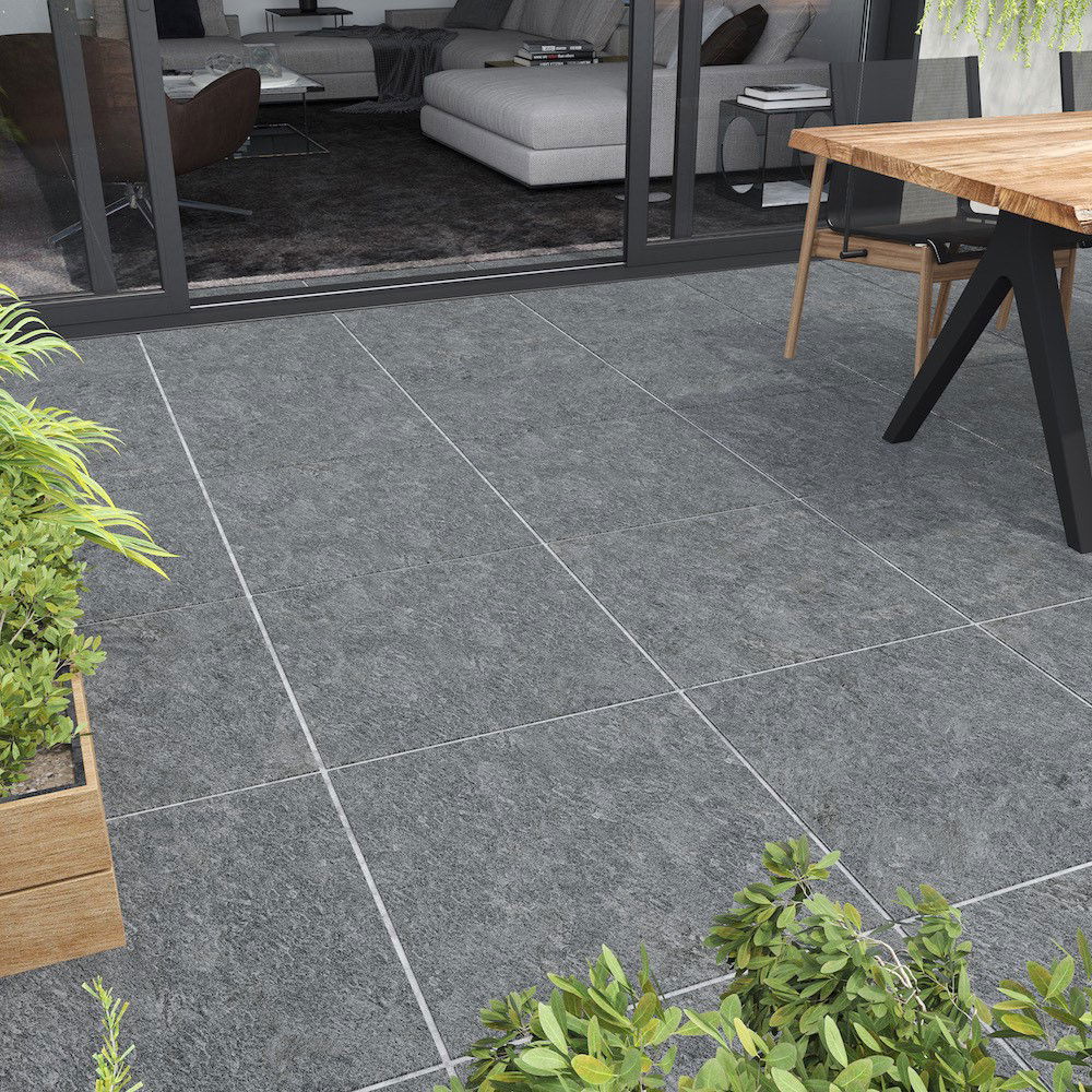 Rock Anthracite Porcelain - Lazura