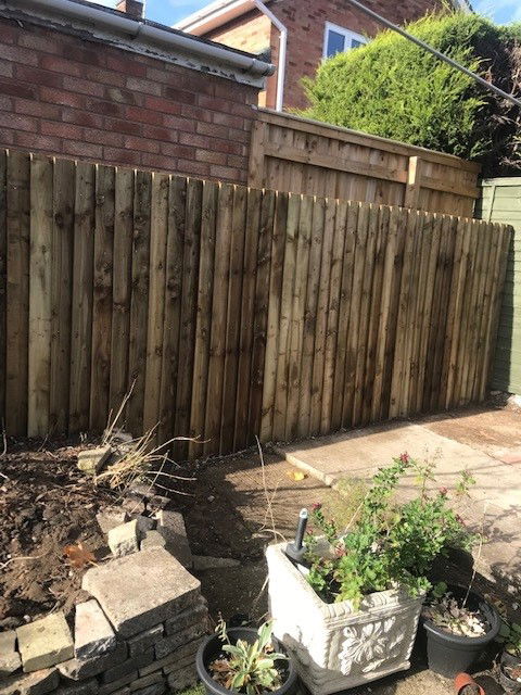 6' Featheredge Board Fence