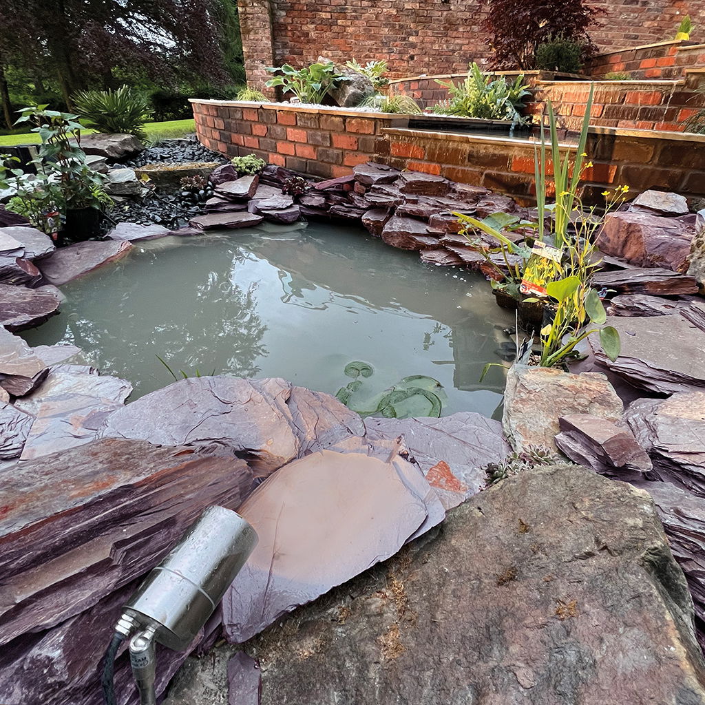 Plum Slate Rockery - Image Supplied by 'Long Rake Spar'