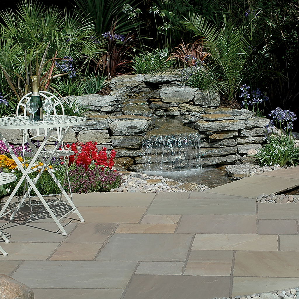 Green Slate Rockery - Image Supplied by 'Long Rake Spar'