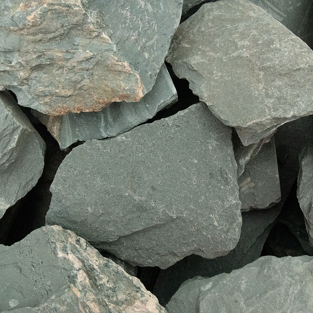 Green Slate Rockery - Image Supplied by 'Long Rake Spar'