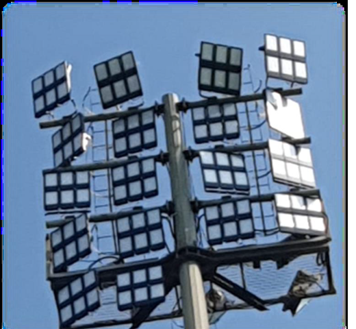 Fixed stadium lights