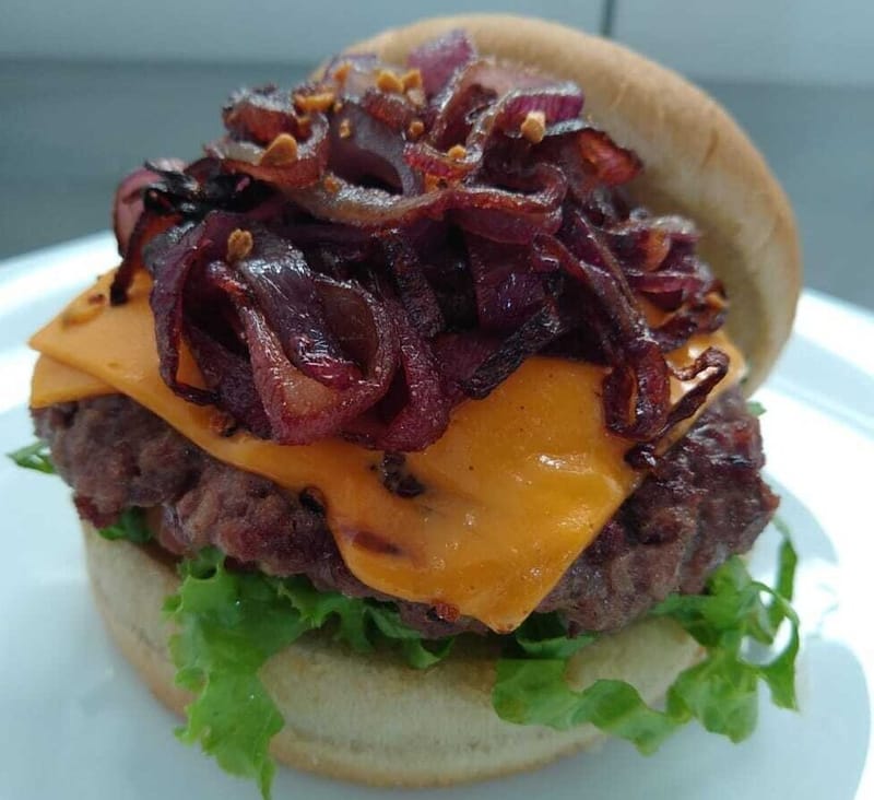 PURPLE ONION BURGER