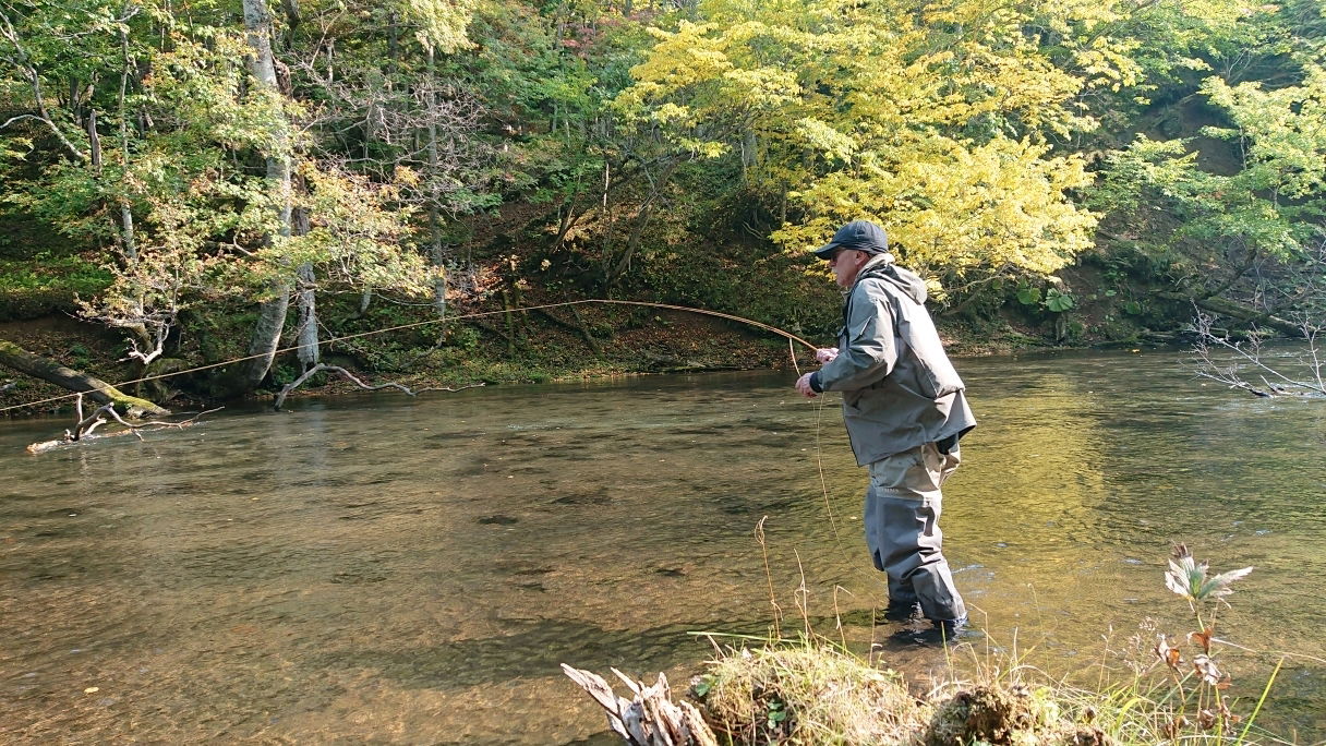 AKAN RIVER ON HOKKAIDO, JAPAN