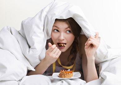Lebensmittel, die nicht vor dem Schlafengehen gegessen werden sollten
