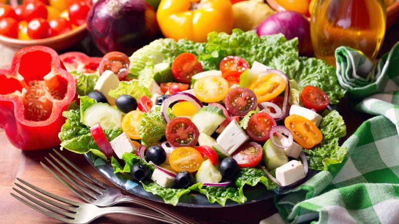 الكشف عن أسرار النظام الغذائي لسكان المتوسط ومزاياه