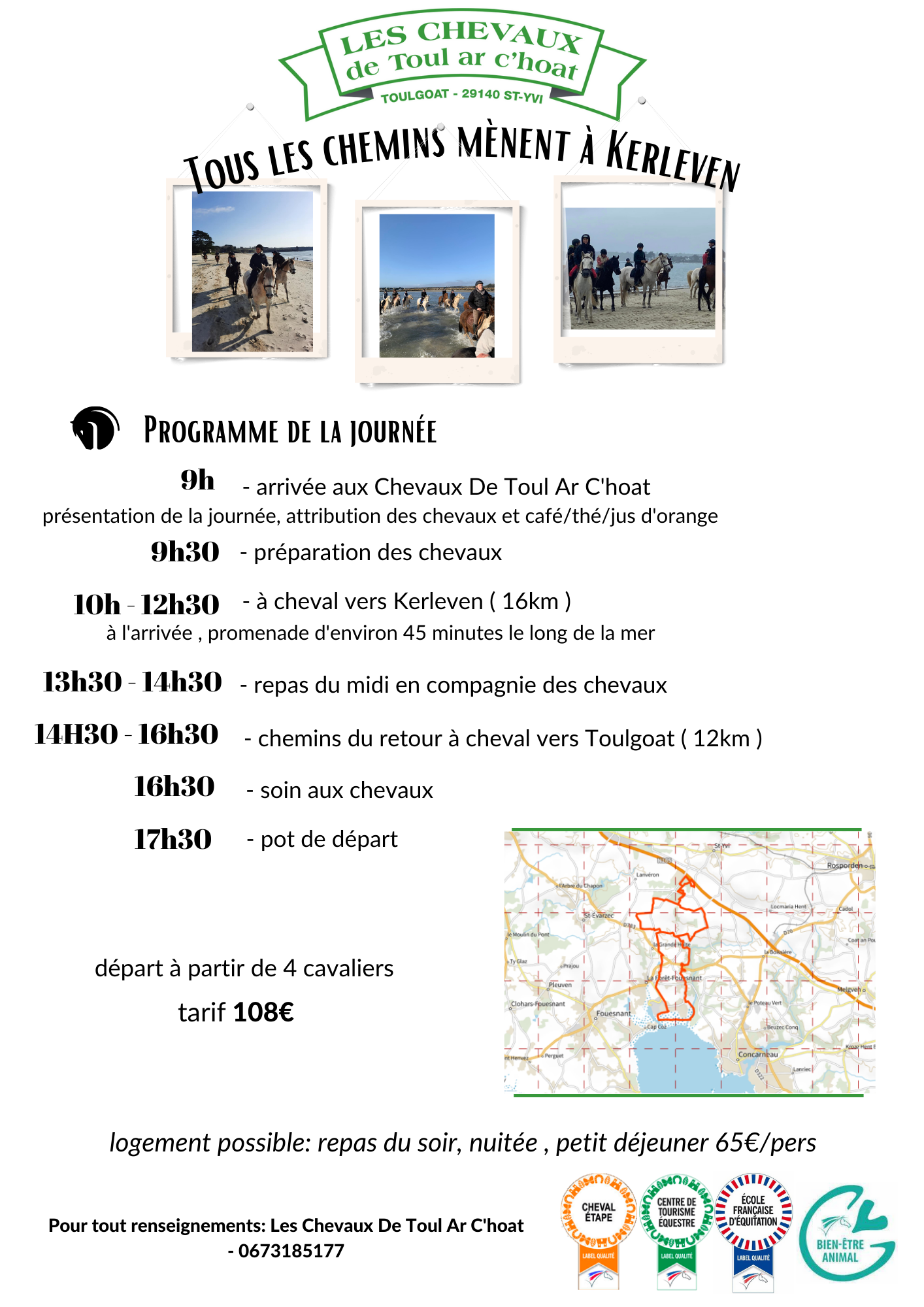Nous vous invitons à prendre la route de la forèt Fouesnant entre balade sur la plage et forèt