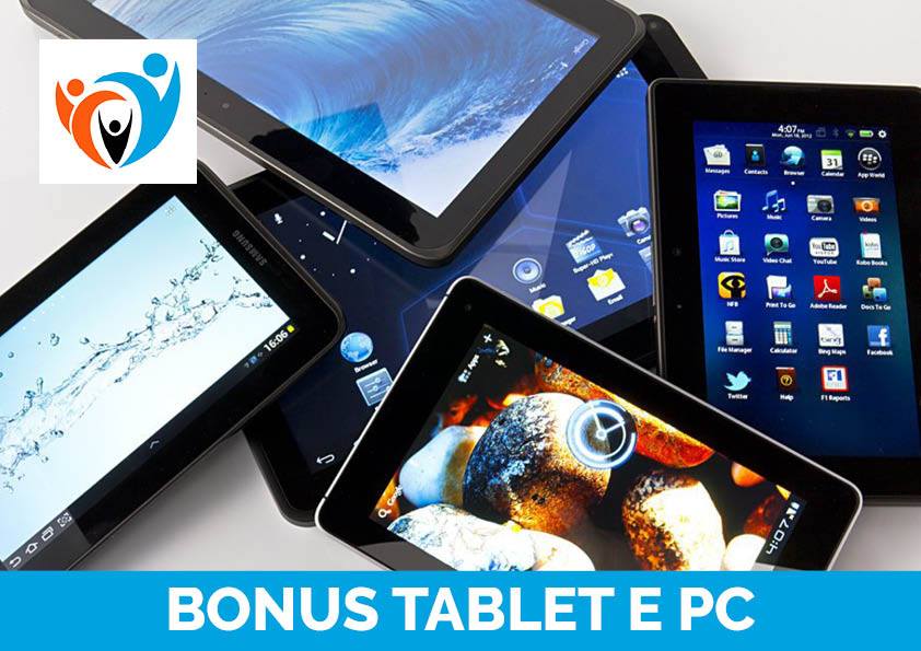 NUOVO BONUS TABLET E PC