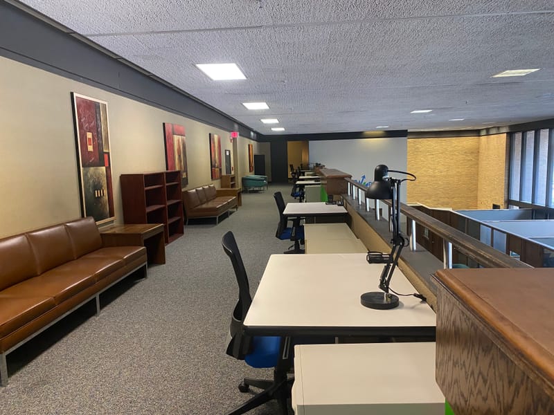 MEZZANINE LEVEL - AVAILABLE FOR LEASE $16.00 SQ.FT.