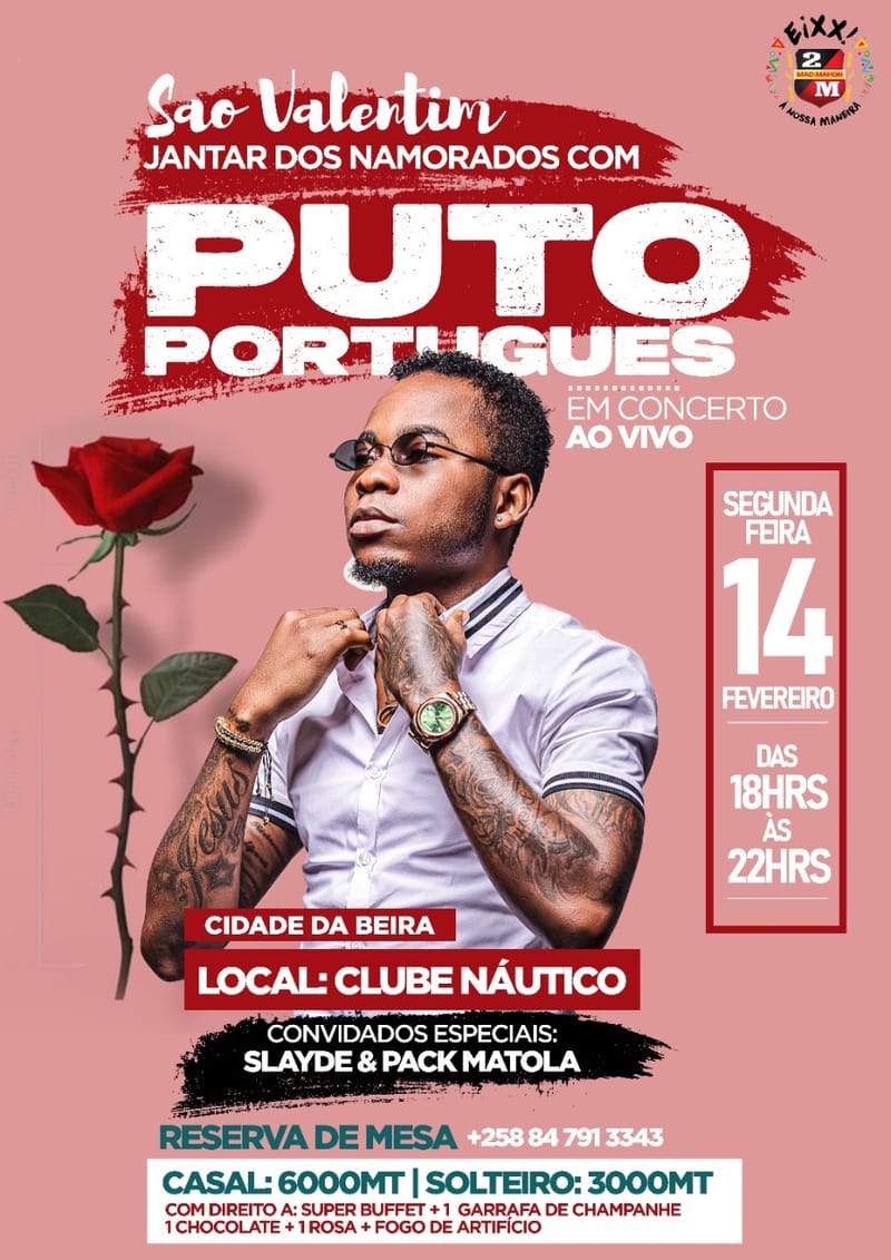 SÃO VALENTIM - JANTAR DOS NAMORADOS (COM PUTO PORTUGUÊS))