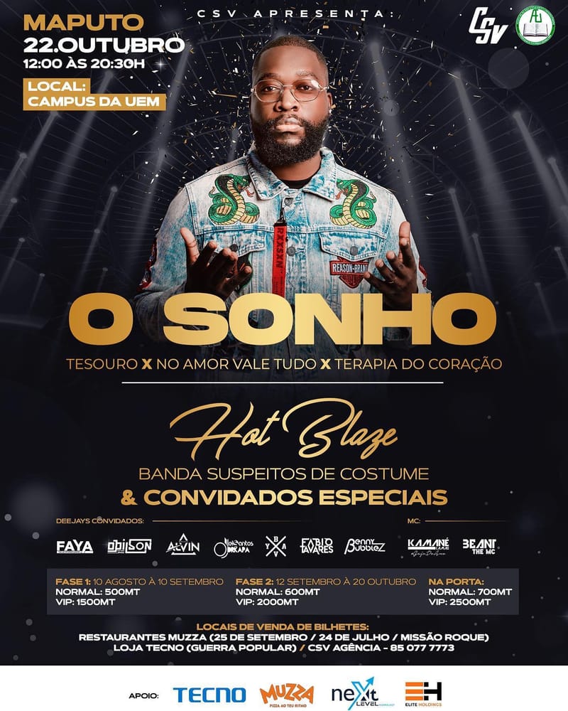 MÚSICA | HOT BLAZE - O SONHO | Maputo