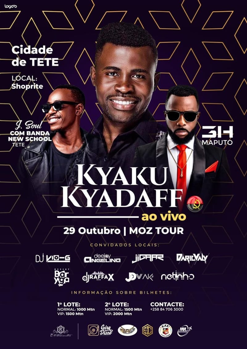 MÚSICA | KYAKU KADAFF - AO VIVO | TETE