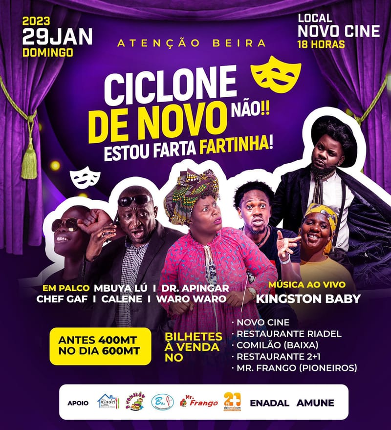 TEATRO | CICLONE DE NOVO NÃO!ESTOU FARTA FARTINHA! | BEIRA
