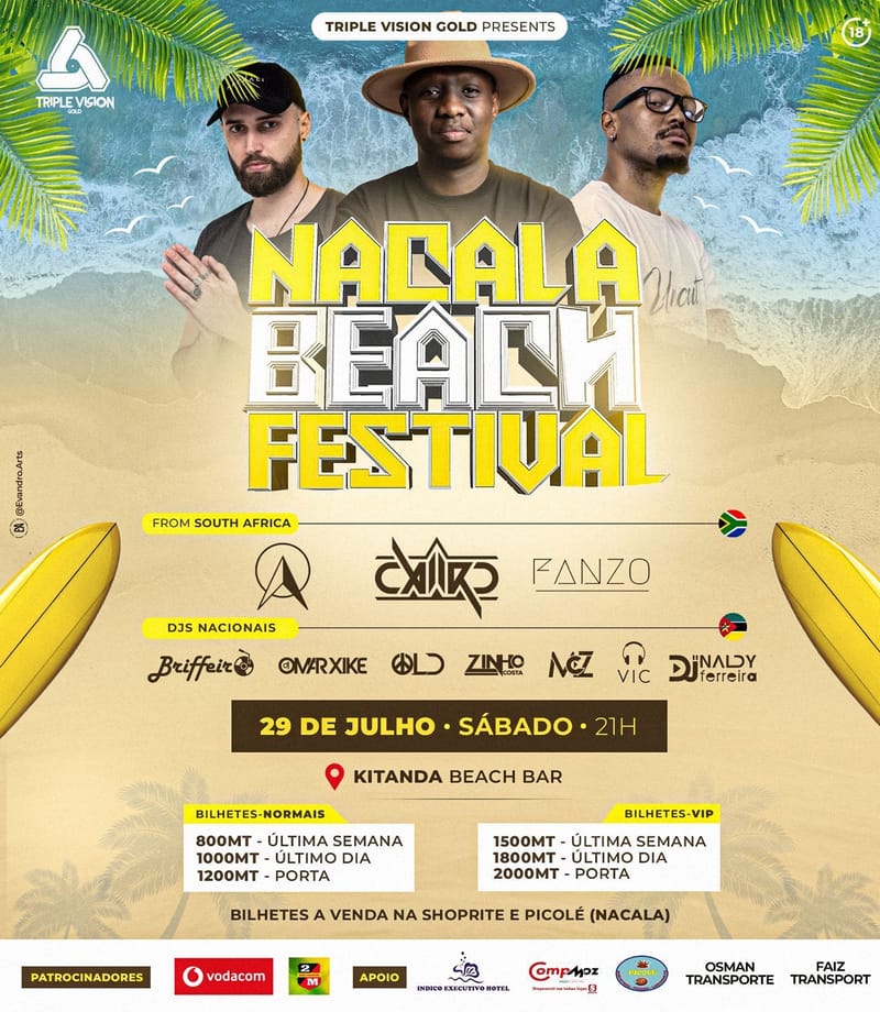 MÚSICA | NACALA BEACH FESTIVAL | NACALA