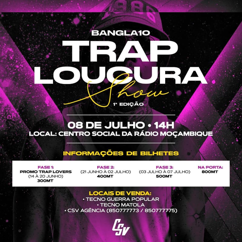 MÚSICA | BLANGA 10- TRAP LOUCURA SHOW | Maputo