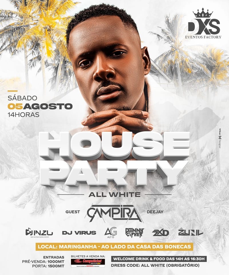 FESTA | HOUSE PARTY ALL WHITE | PEMBA