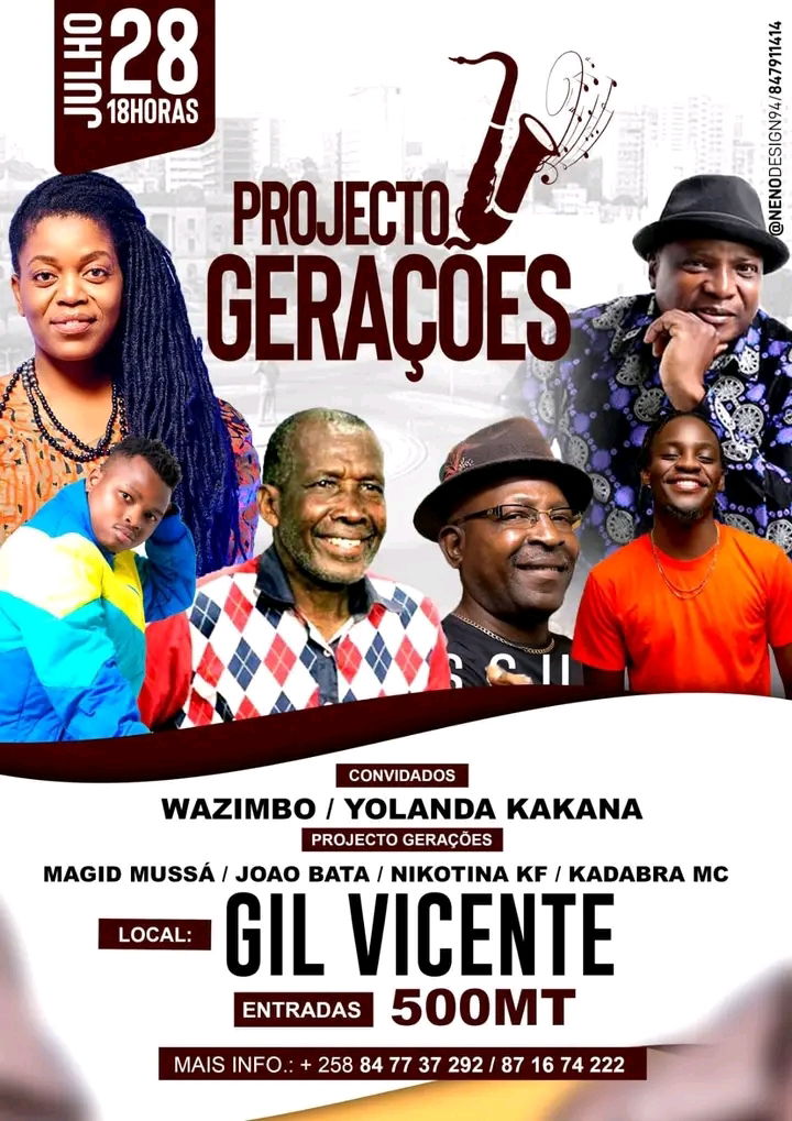 MÚSICA | PROJECTO GERAÇÕES |  MAPUTO