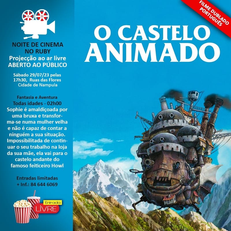 CINEMA |O CASTELO ANIMADO | NAMPULA