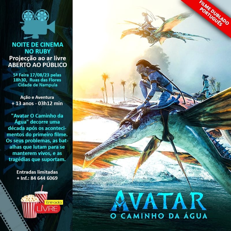 CINEMA | AVATAR- A CAMINHO DA ÁGUA  | NAMPULA
