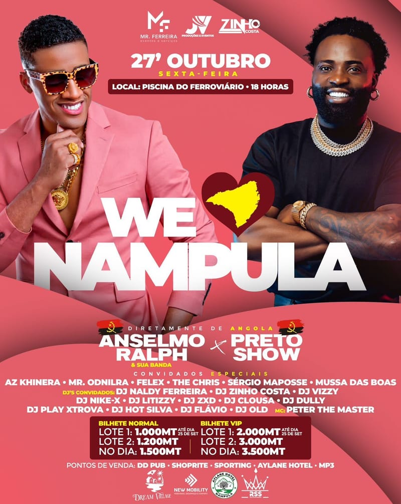 MÚSICA | ANSELMO RALPH & PRETO SHOW | NAMPULA