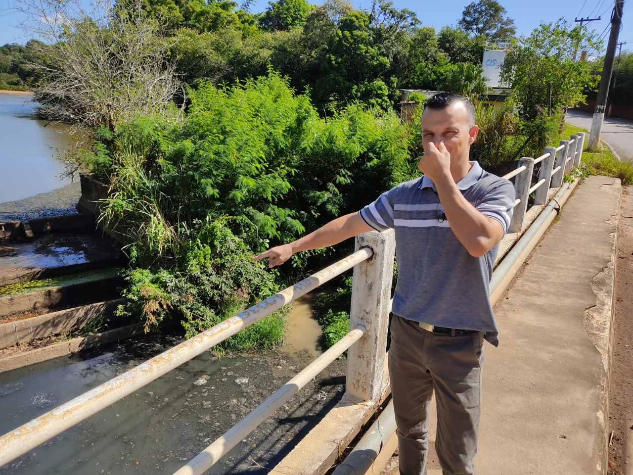 Fiscalização de esgoto a céu aberto!