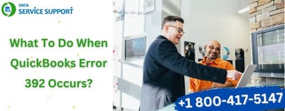 What To Do When QuickBooks Error 392 Occurs?
