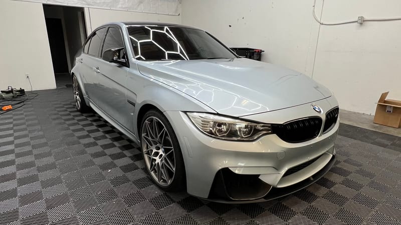 Sedan Getting Detailed Sedan - True Detail Studio And Mobile Detailing