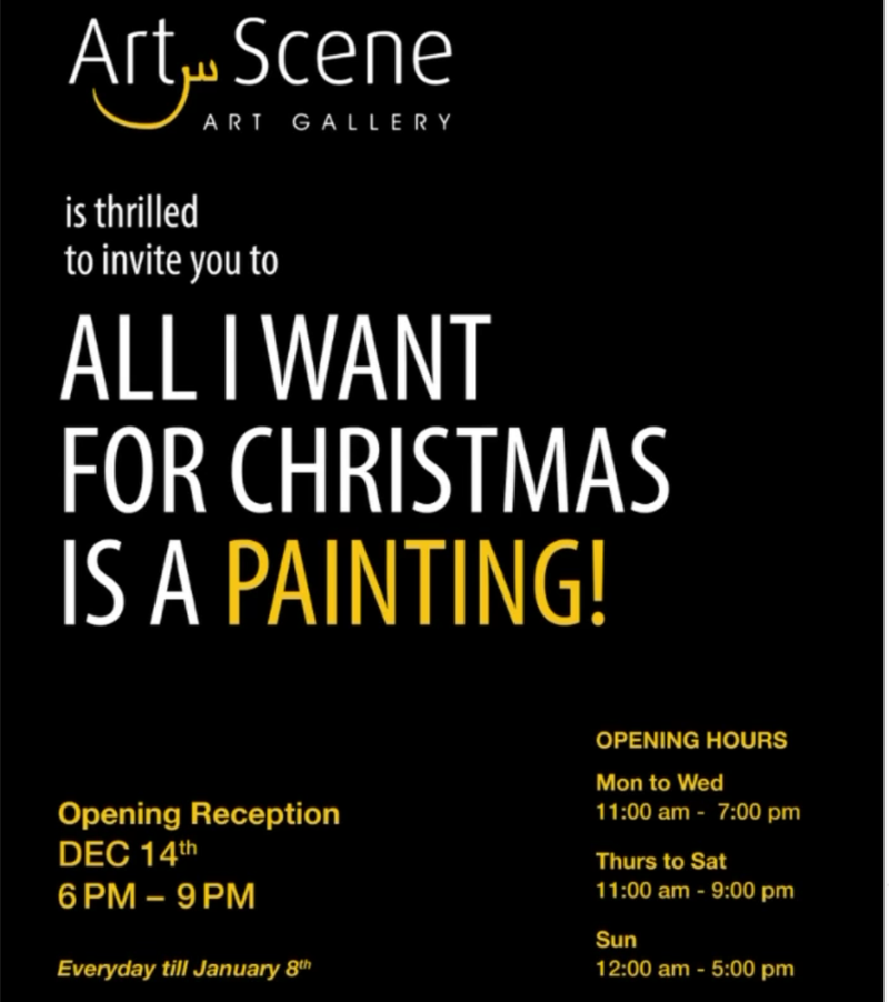 ALL I WANT FOR CHRISTMAS IS A PAINTING