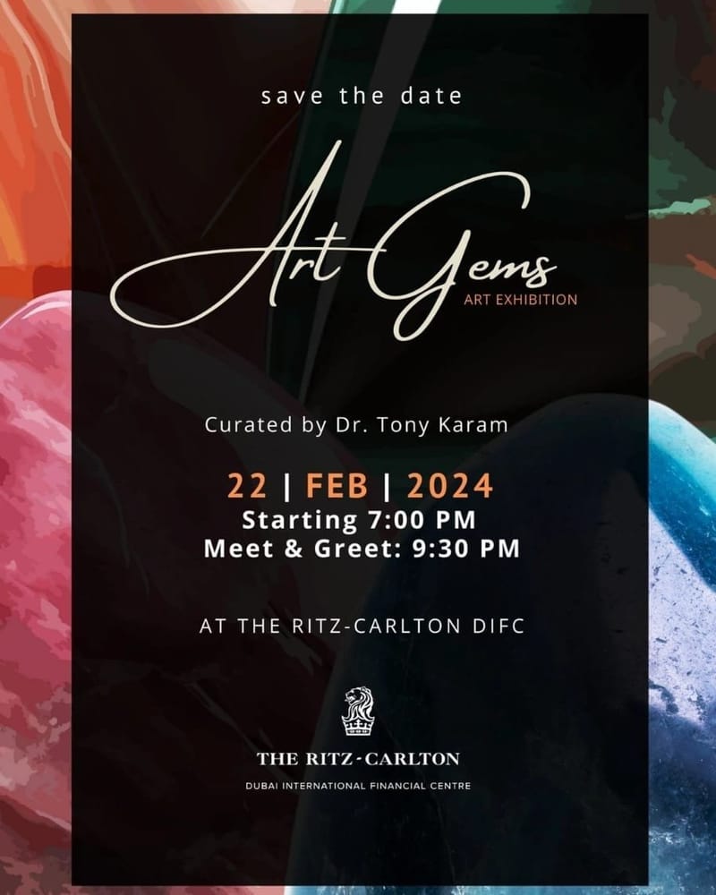 "ART GEMS" at the RITZ CARLTON DIFC DUBAI