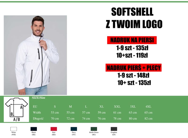 SOFTSHELL Z TWOIM LOGO od 119zł