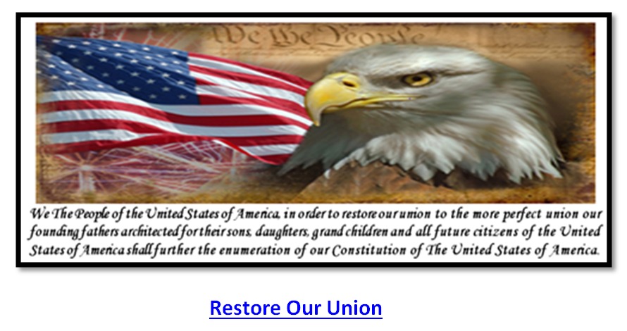 1 - Restore Our Union (ROU) Preface & Founding