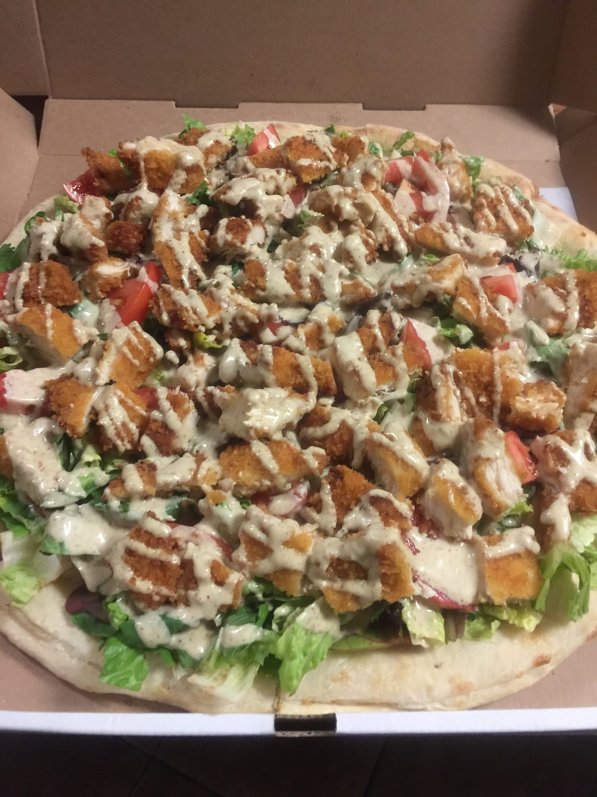 honey mustard chicken pizza