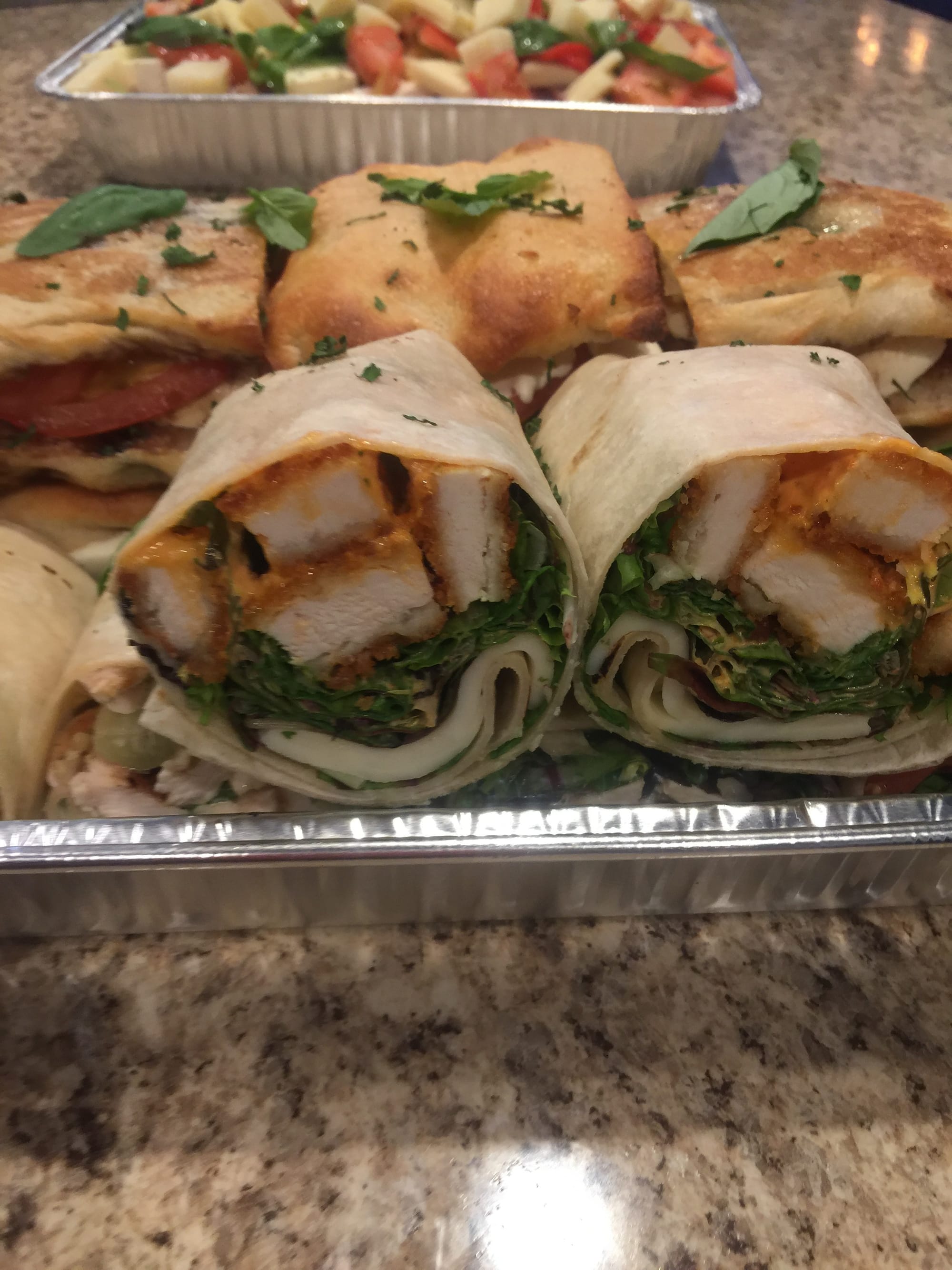 wraps and paninis