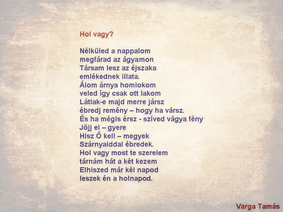 Hol vagy