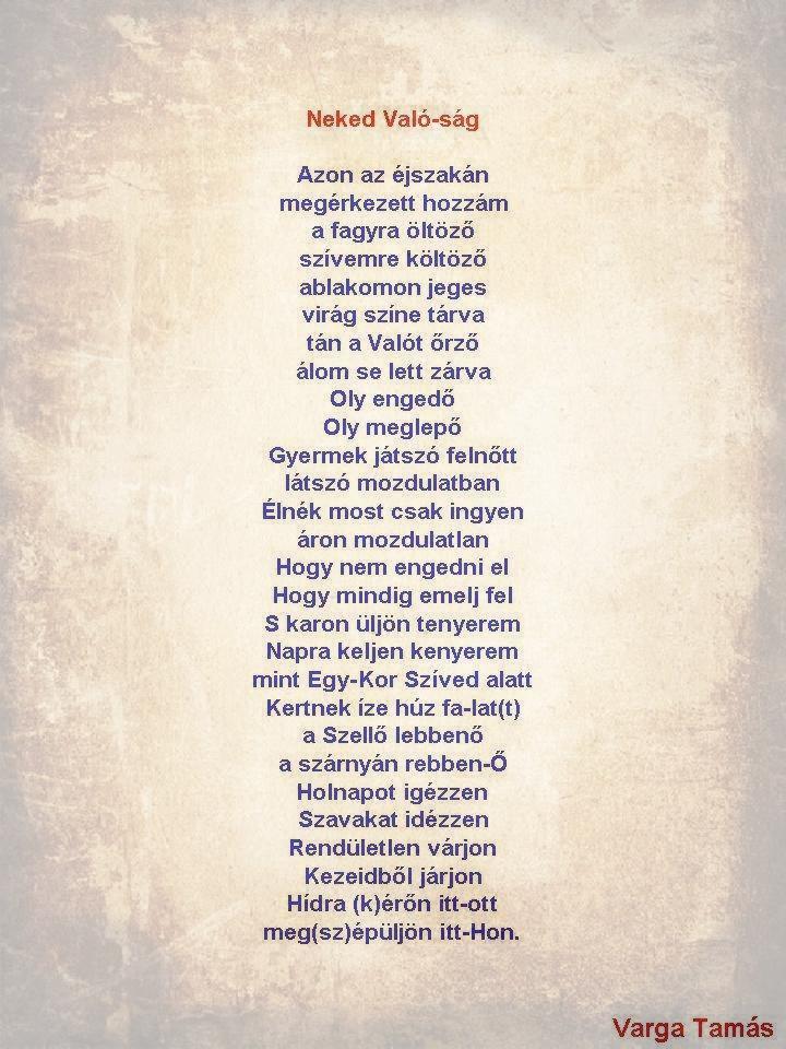 Neked Való-ság