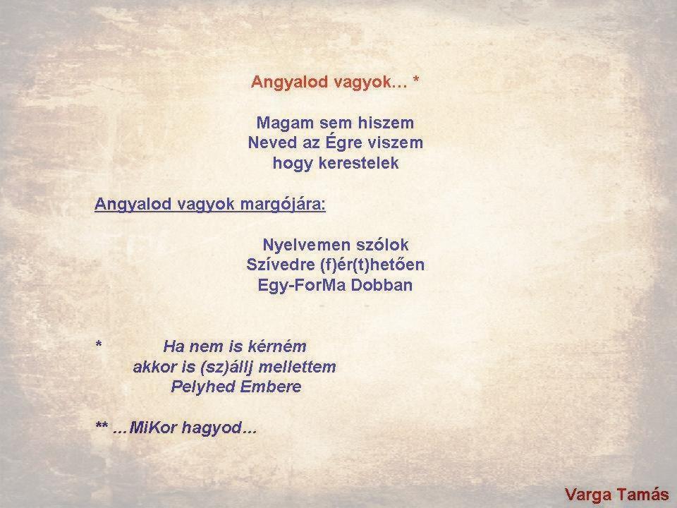 Angyalod vagyok