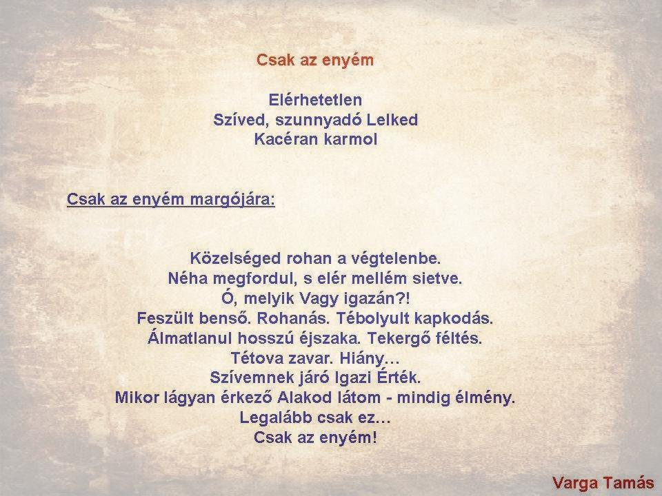Csak az enyém