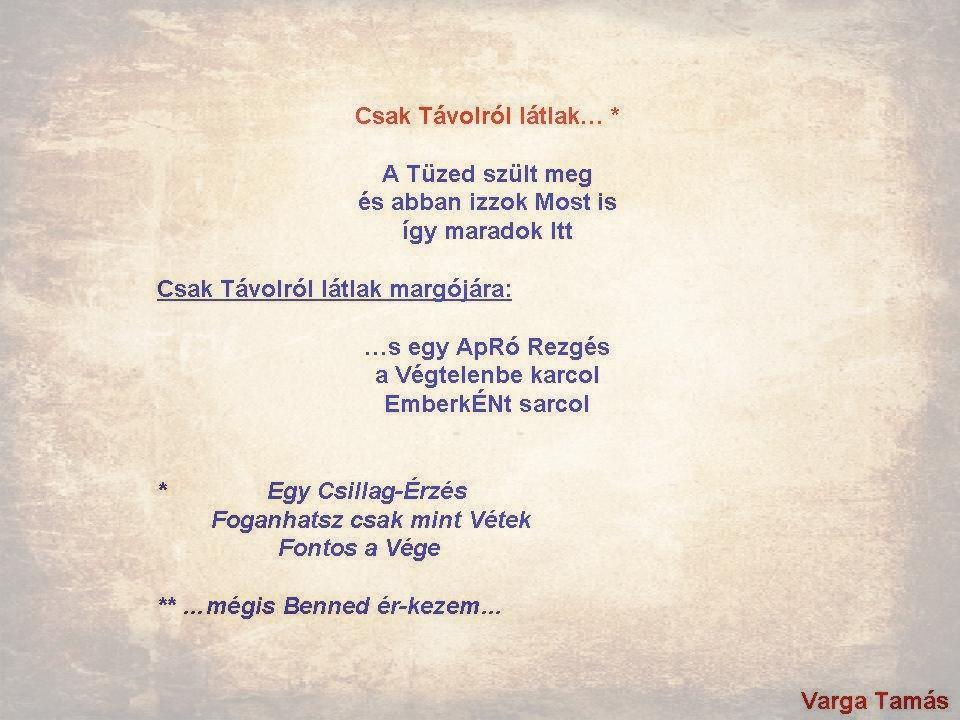 Csak Távolról látlak