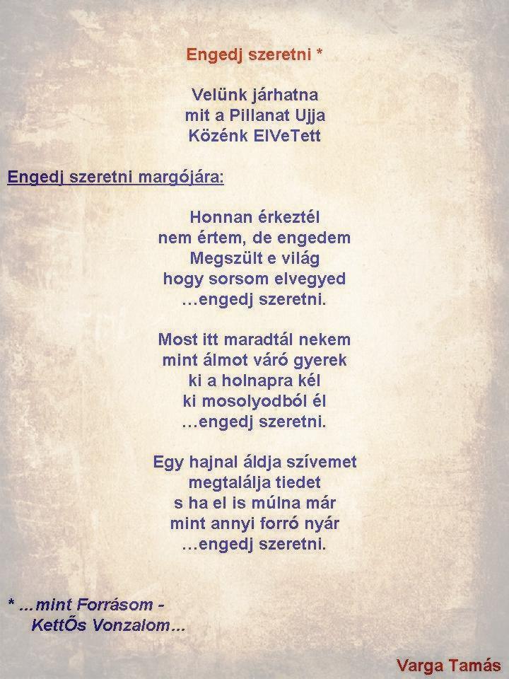 Engedj szeretni