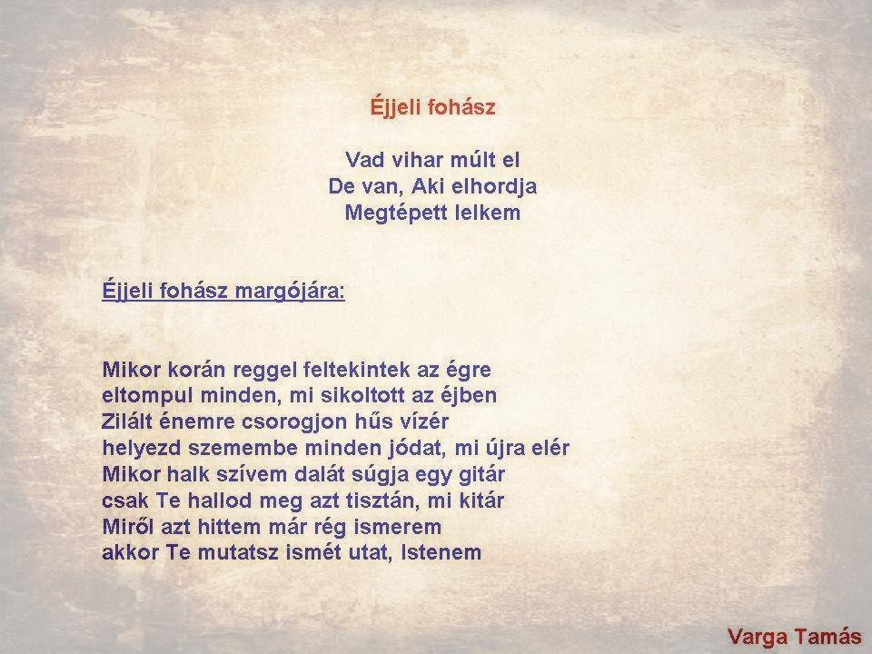 Éjjeli fohász