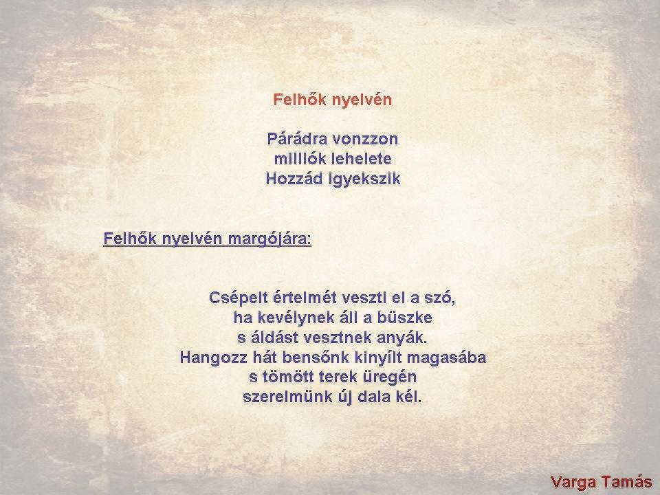 Felhők nyelvén