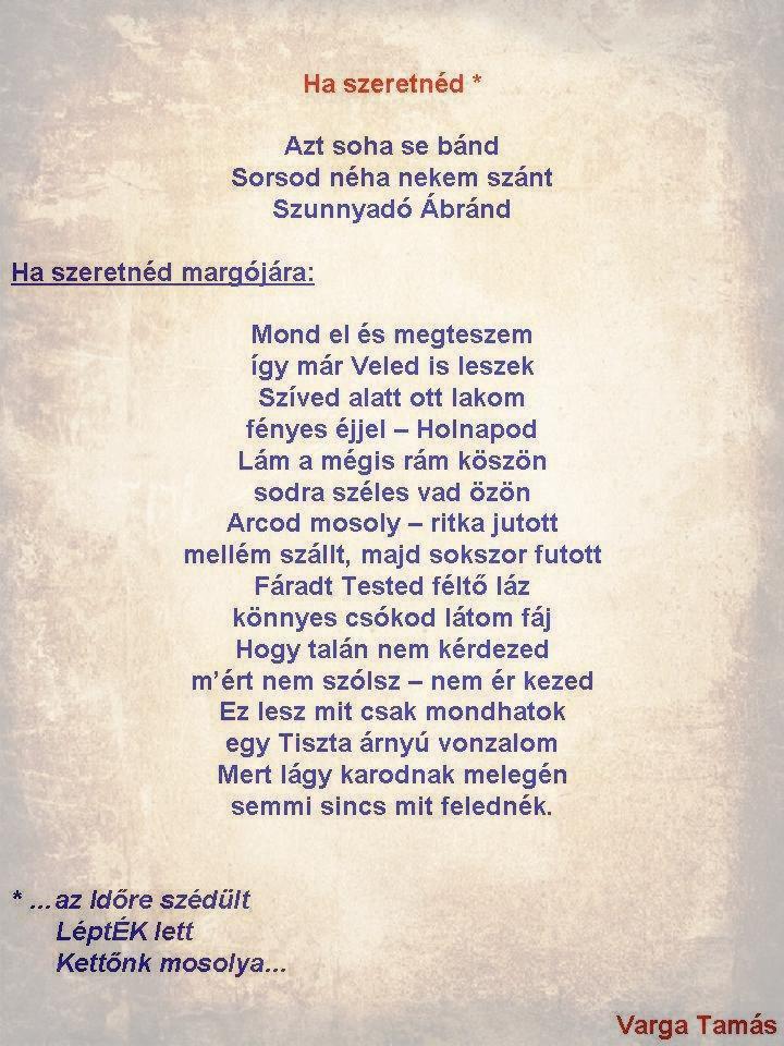 Ha szeretnéd