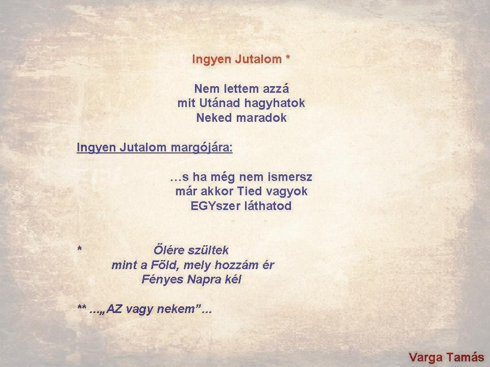 Ingyen jutalom