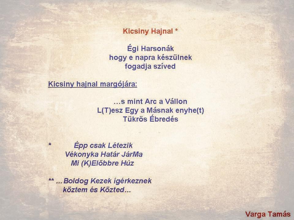Kicsiny Hajnal