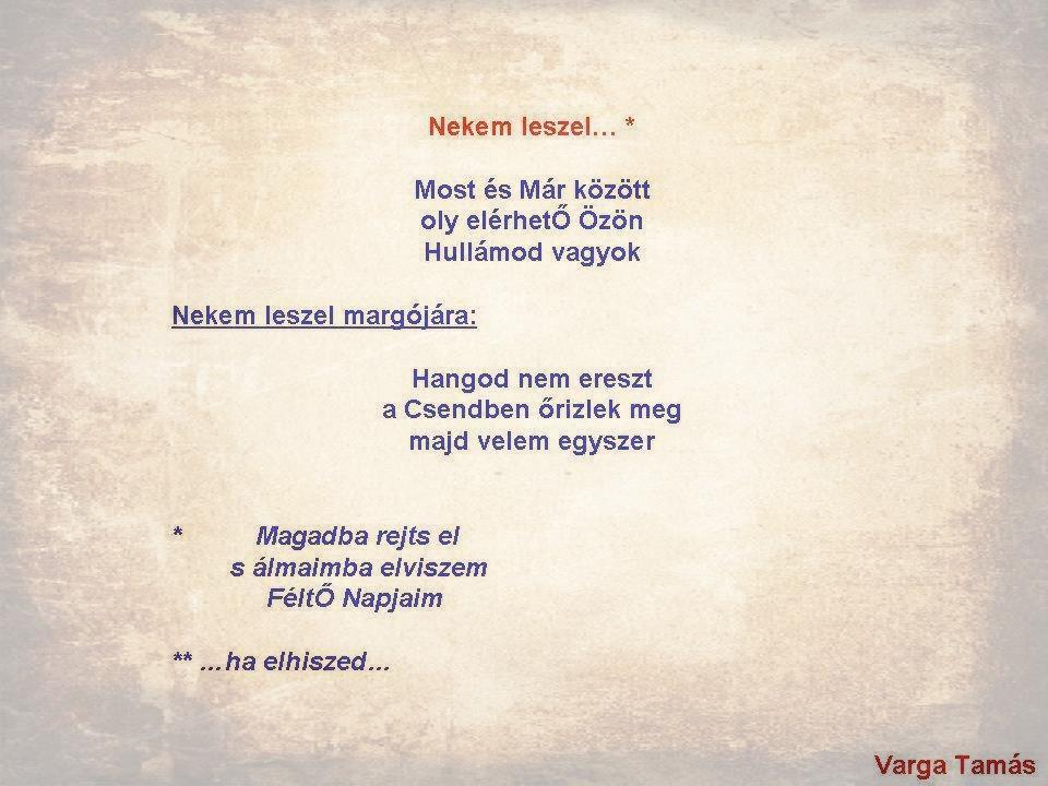 Nekem leszel