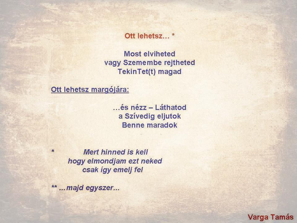 Ott lehetsz