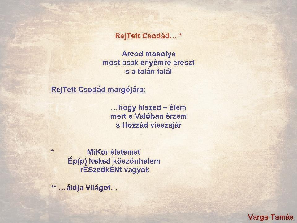 RejTett Csodád
