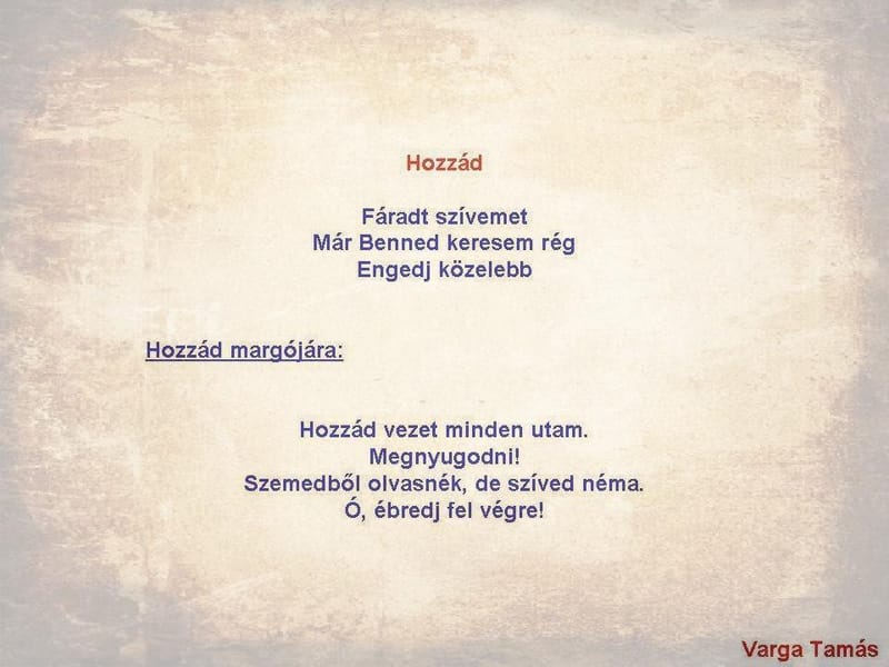 Hozzád